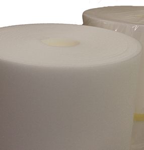 1″ X 24″ X 22 yard poly foam roll, grade 1030 – Albany Foam and Supply Inc