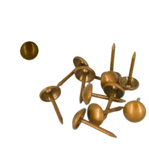 SMALL HEAD FRENCH NATURAL NAILS, 1/2"