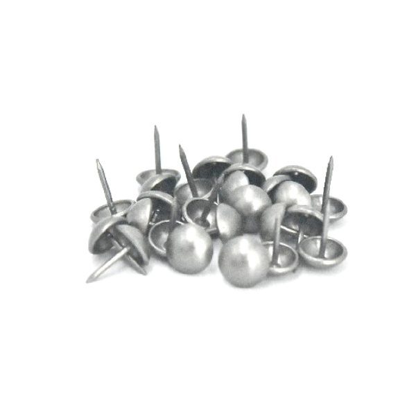 PEWTER NICKEL #1 NAILS, 1/2"