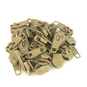 ZIPPER SLIDES, #5 BEIGE (100 PCS)