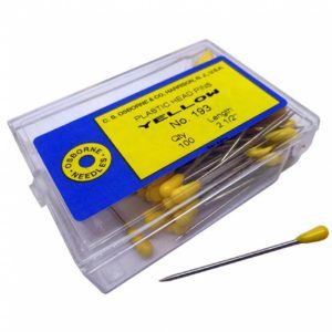 PLASTIC YELLOW HEAD PINS