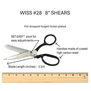 WISS #28 8" SHEARS