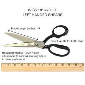 WISS 10" #20 LH - LEFT HANDED SHEARS