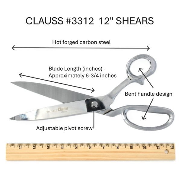 CLAUSS #3312 12" SHEARS