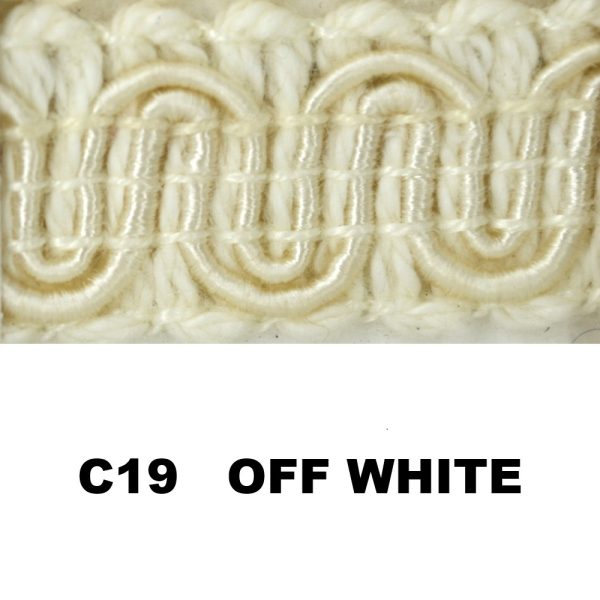 C19 GIMP OFF WHITE (36 YDS)