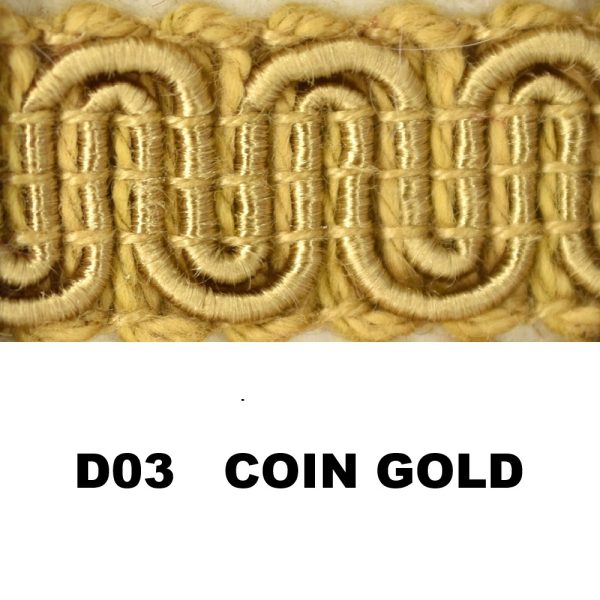 D3 GIMP COIN GOLD (36 YDS)