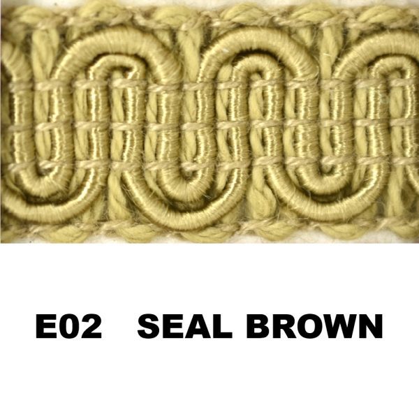 E2 GIMP SEAL BROWN (36 YDS)