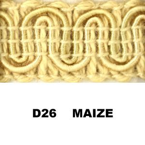 D26 GIMP MAIZE (36 YDS)