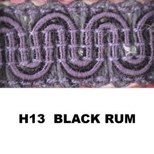H13 GIMP BLACK RUM (36 YDS)