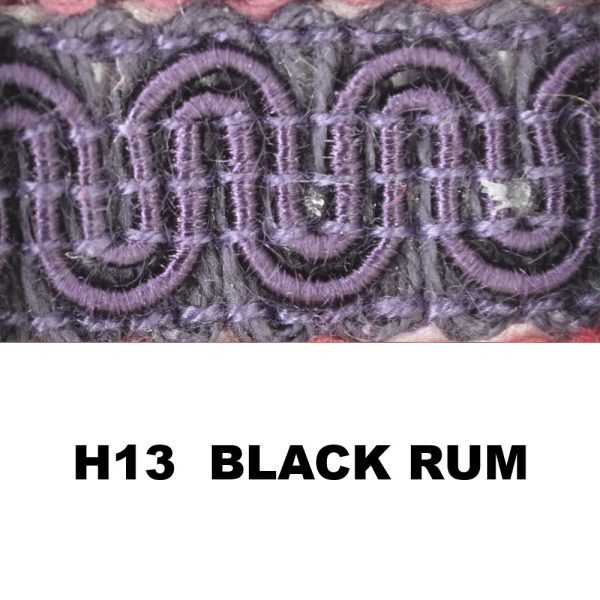 H13 GIMP BLACK RUM (36 YDS)