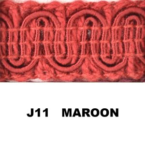 J11 GIMP MAROON (36 YDS)
