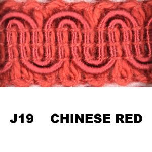 J19 GIMP CHINESE RED (36 YDS)