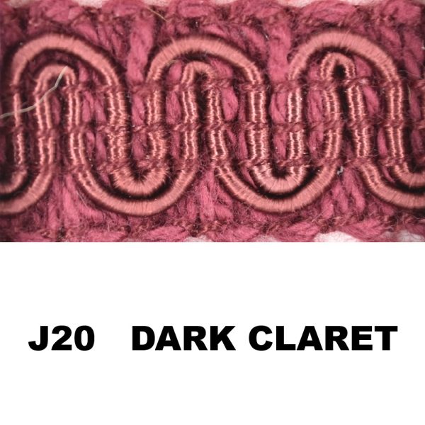 J20 GIMP DARK CLARET (36 YDS)
