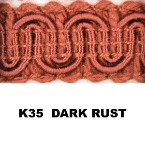 K35 GIMP DARK RUST (36 YDS)
