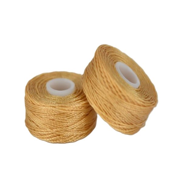 NYLON G BOBBINS OLD GOLD, #69 (1/2 GROSS BOX)