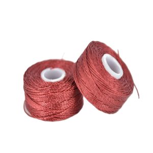 NYLON G BOBBINS CHERRY RED, #69 (1/2 GROSS BOX)