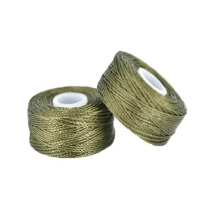 NYLON G BOBBINS OLIVE DRAB, #69 (1/2 GROSS BOX)