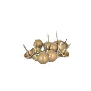 BRASS FRENCH NATURAL NAILS, 1/2"