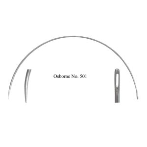 CURVED ROUND POINT NEEDLE, 10" #501 HEAVY 13GA