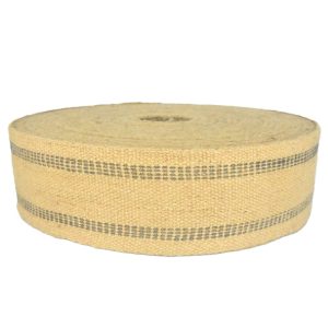 JUTE BFM BLACK STRIP 9 LB BACK WEBBING