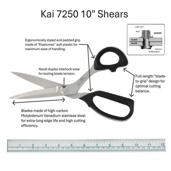 KAI 7250 10" SHEARS