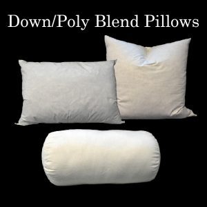 DOWN/POLY BLEND PILLOWS