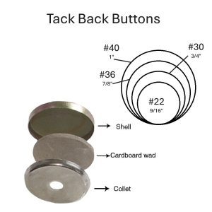 TACK BACK BUTTONS