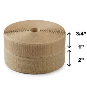 BEIGE HOOK & LOOP FASTENER