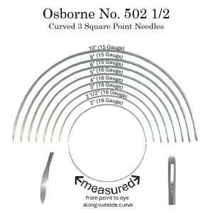 CURVED 3 SQUARE POINT LIGHT NEEDLES