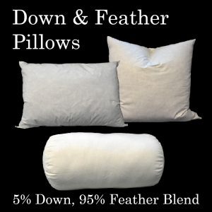 PILLOWS, 5% DOWN, 95% FEATHER